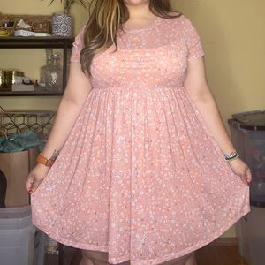 “No Comment” Floral Dress - XL